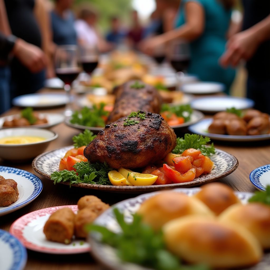 Gastronomía en los festivales argentinos